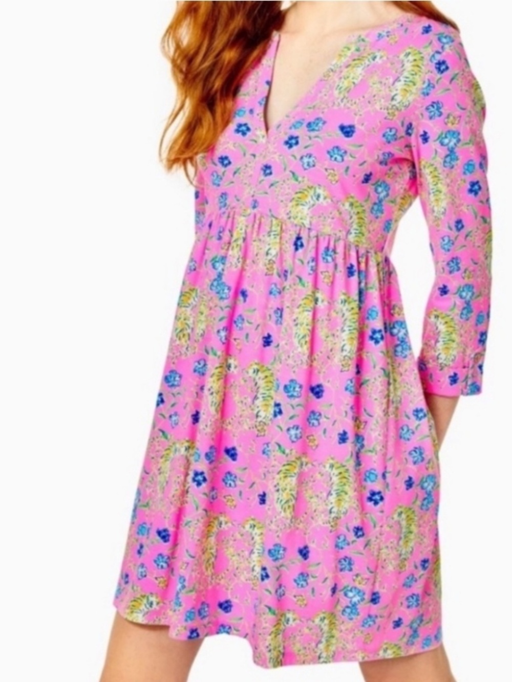 Lilly Pulitzer NWT Long-Sleeved Loran Midi Dress XL